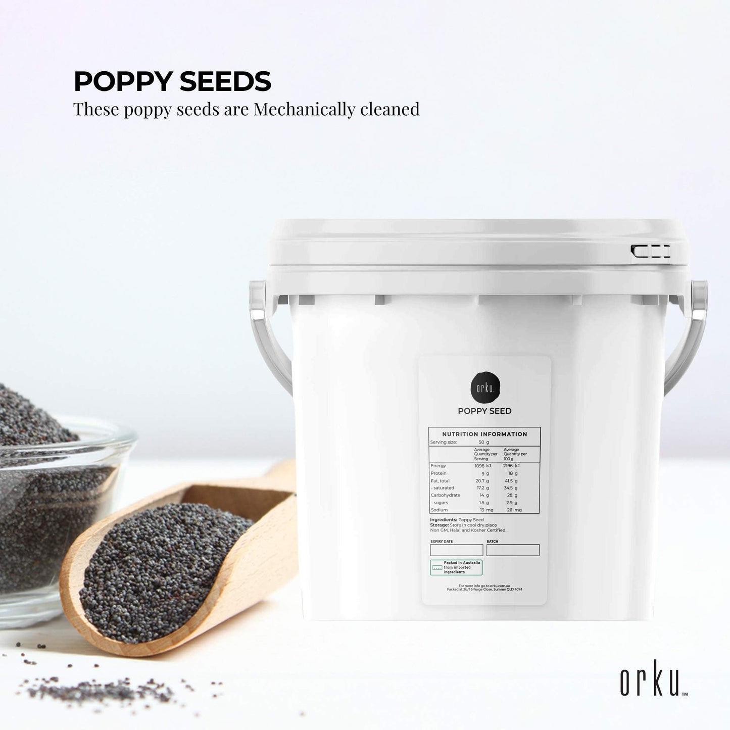 Poppy Seeds Unwashed Bucket Papaver Somniferum