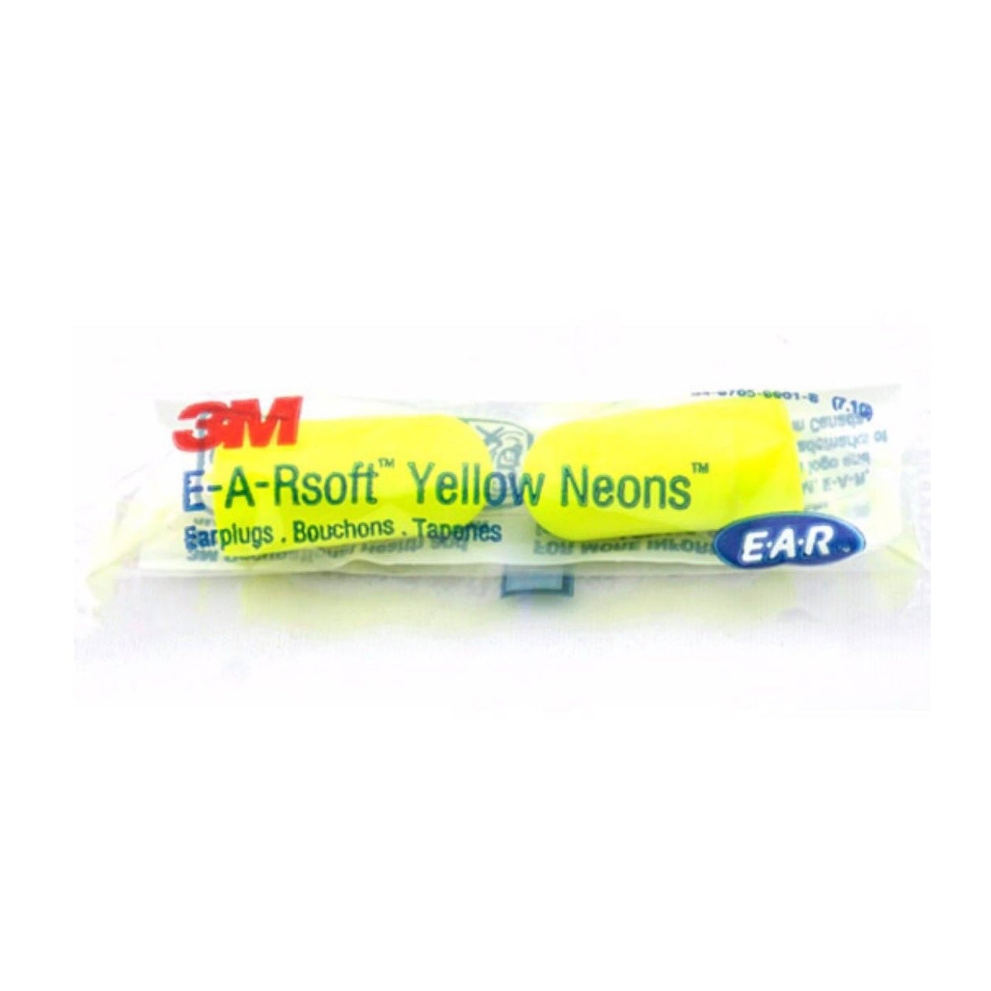 200 Pairs 3M Foam Safety Neon Earplugs Workplace Noise Reduction
