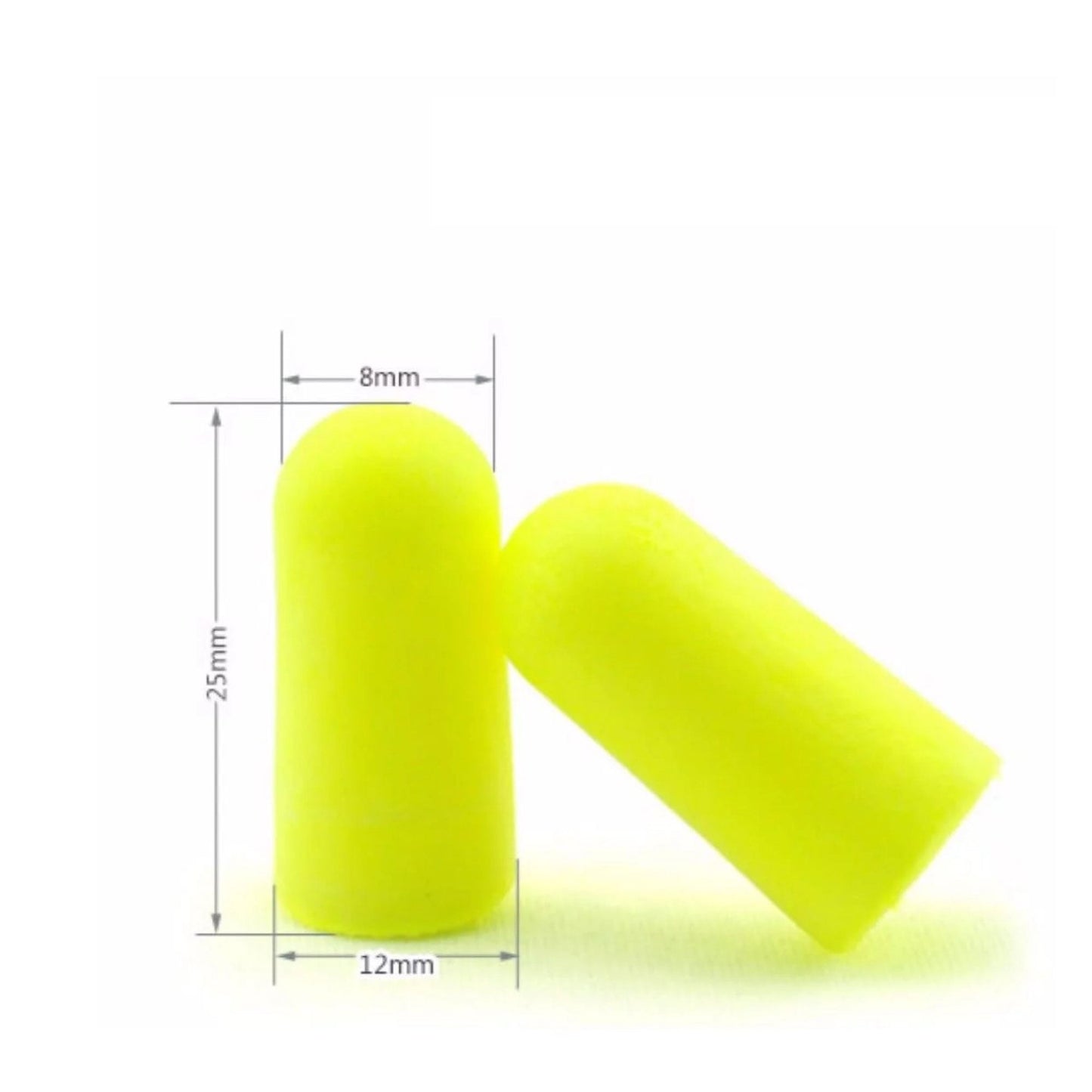200 Pairs 3M Foam Safety Neon Earplugs Workplace Noise Reduction