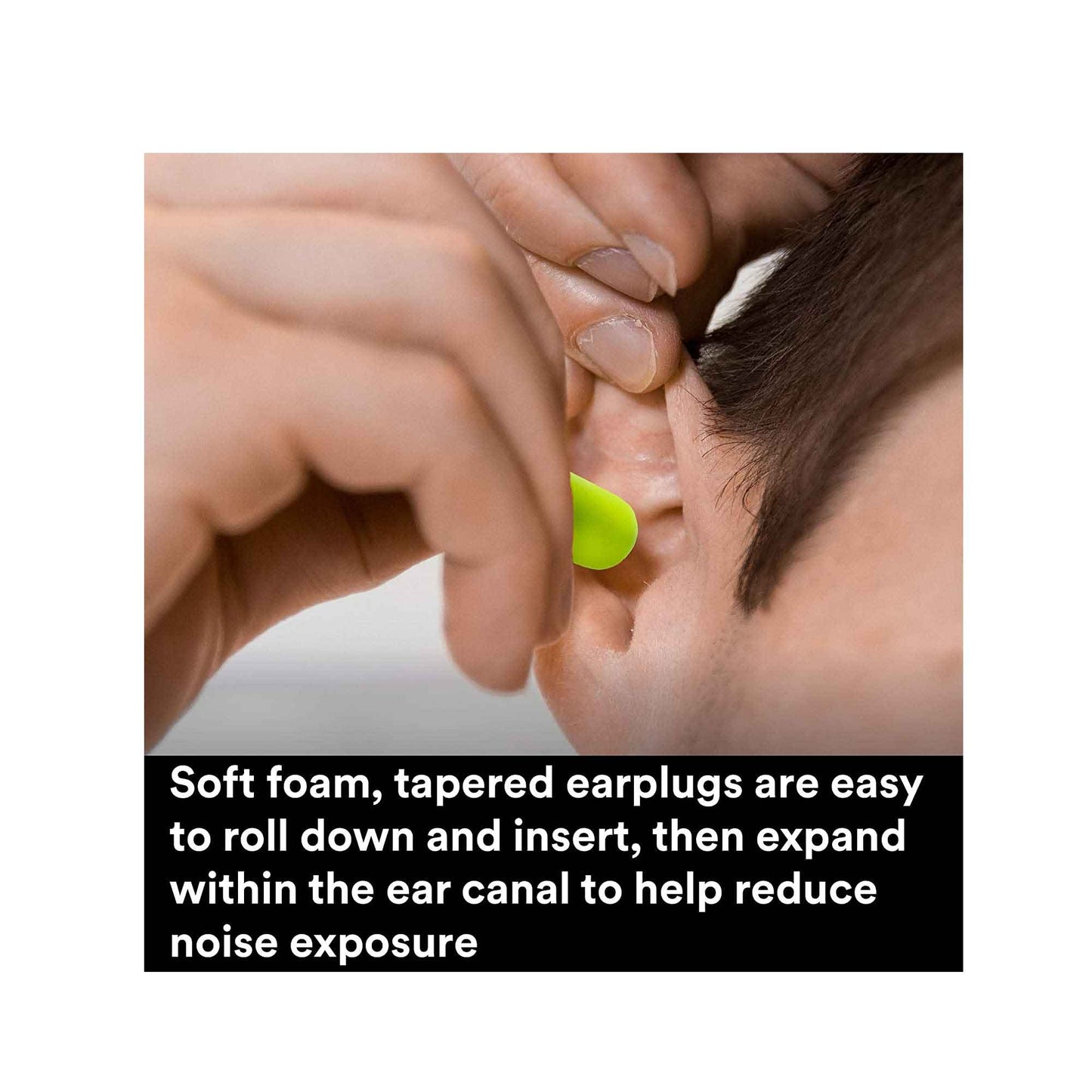 200 Pairs 3M Foam Safety Neon Earplugs Workplace Noise Reduction