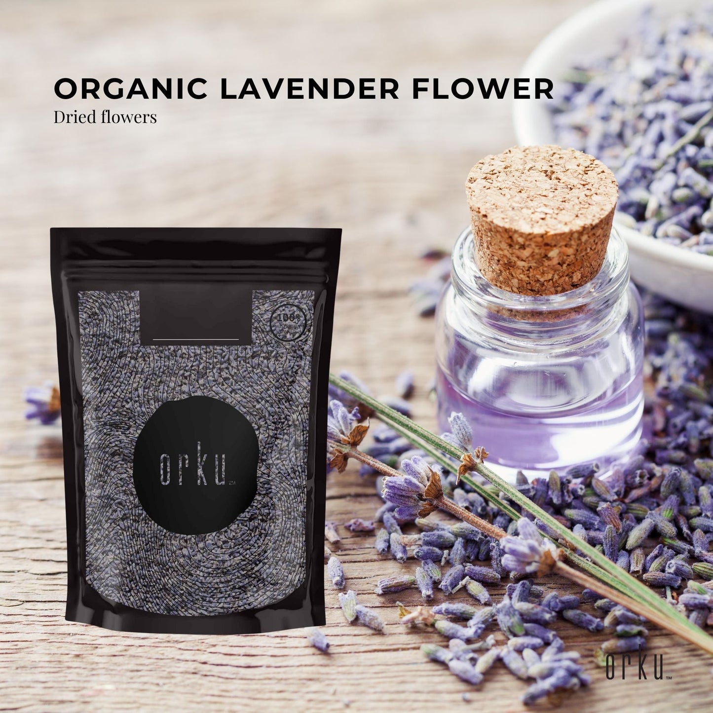 Organic Lavender Flower - Dried Fragrant