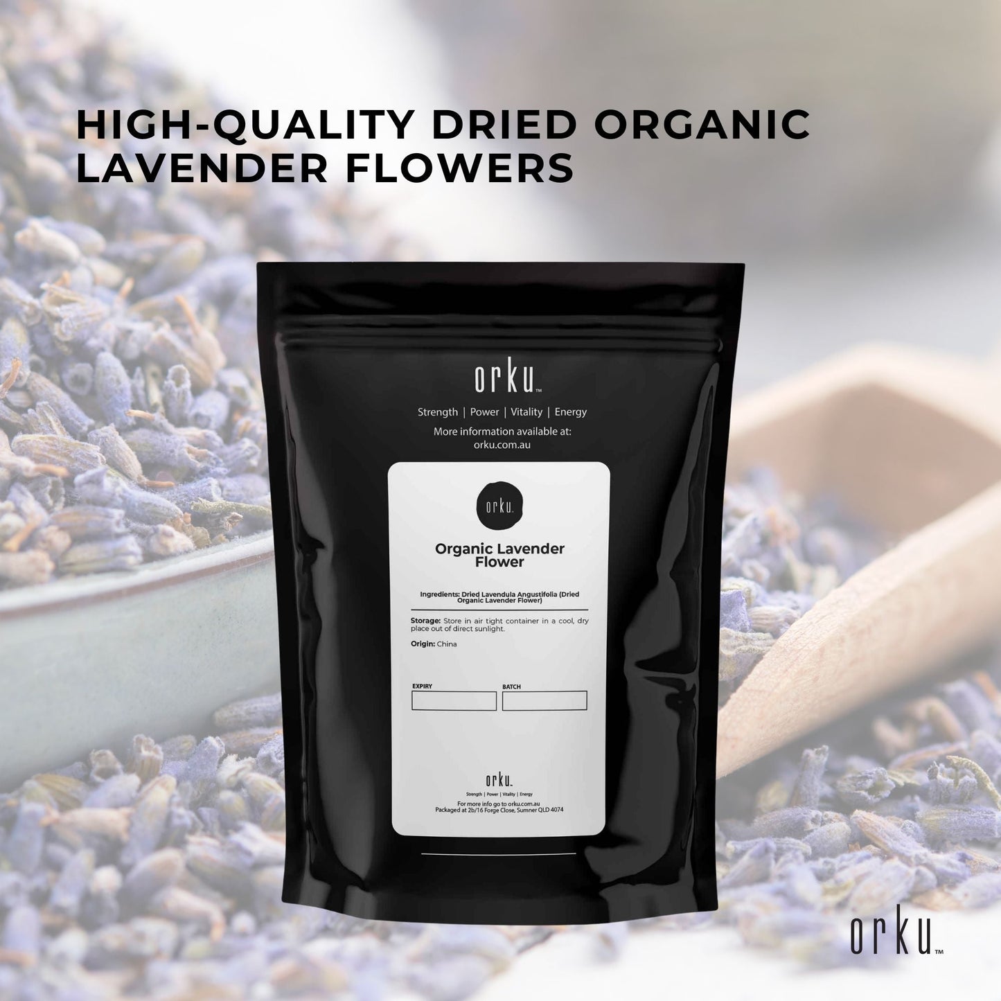 Organic Lavender Flower - Dried Fragrant