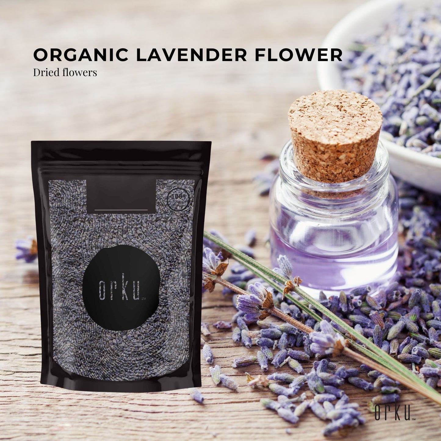 Organic Lavender Flower - Dried Fragrant