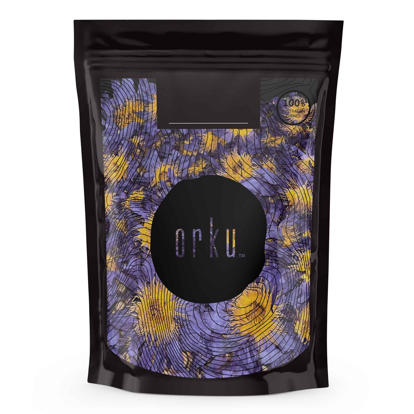 Orku 50g Dried Blue Lotus Flowers - Whole