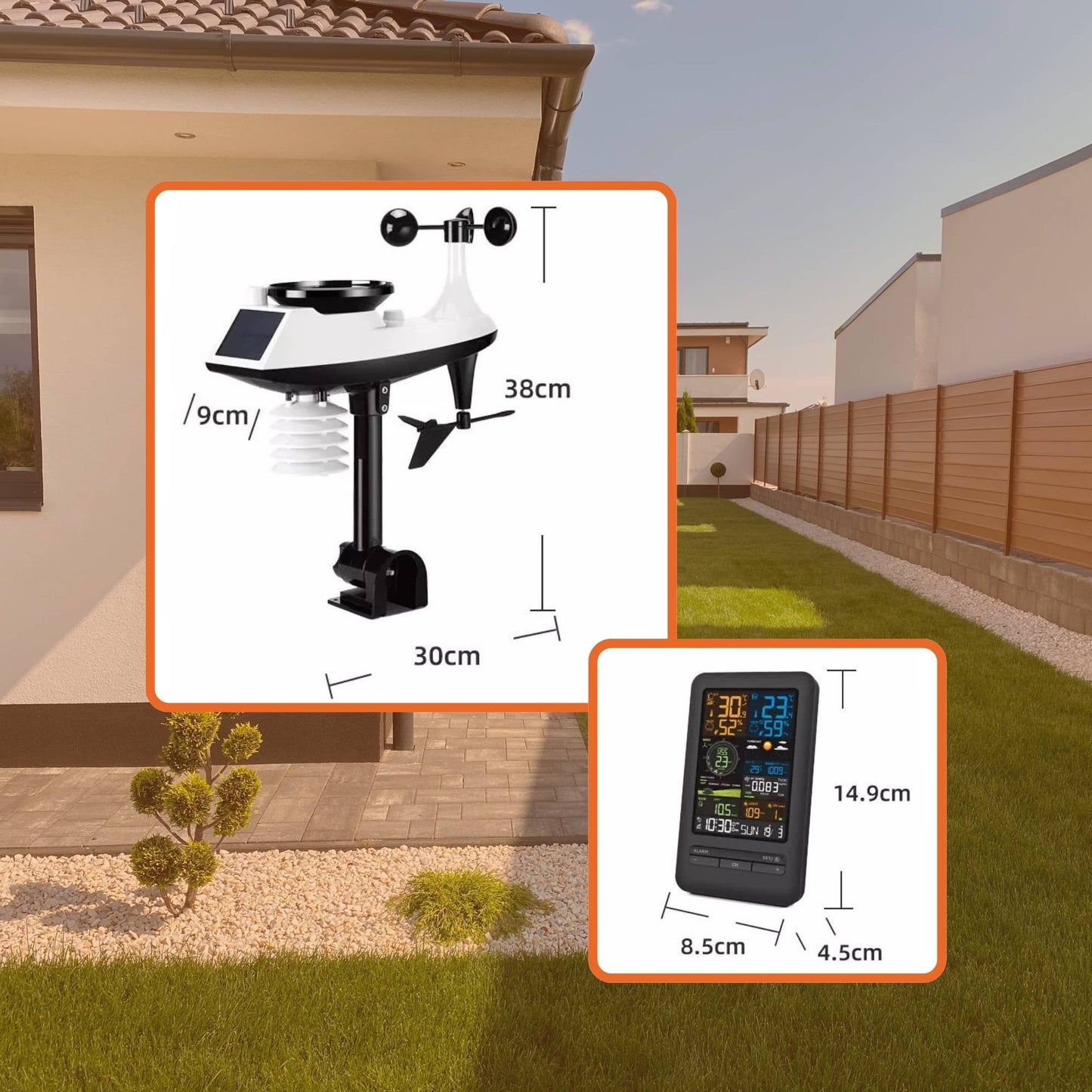 Tooleroo Weather Station Professional Home Forecast Outdoor Sensor