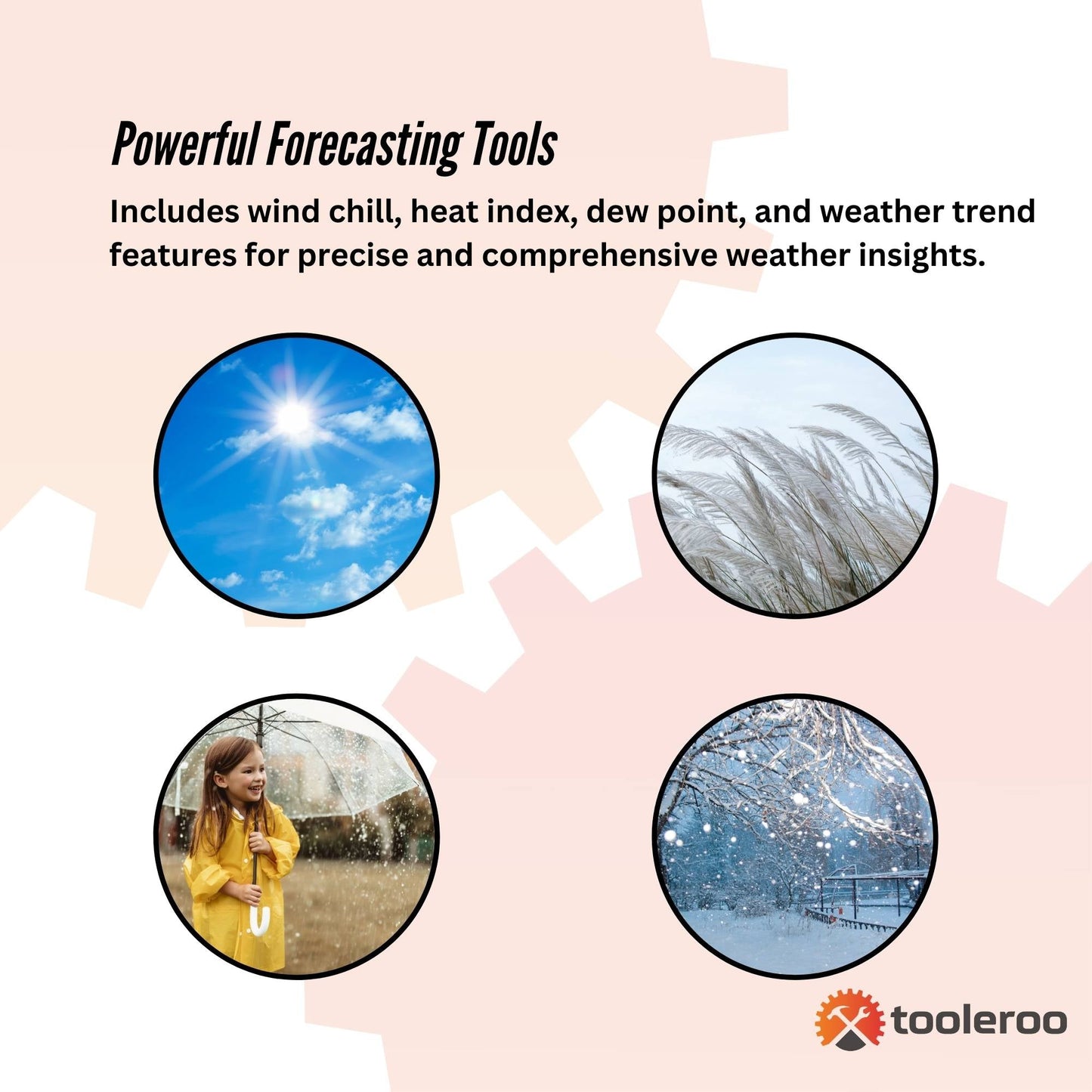 Tooleroo Weather Station Professional Home Forecast Outdoor Sensor