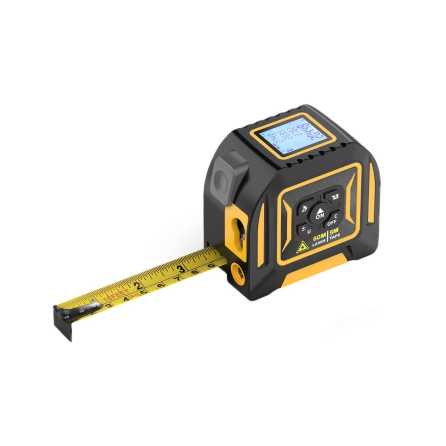 Tooleroo 60m Digital Laser Tape Measure + 5m Steel Tape