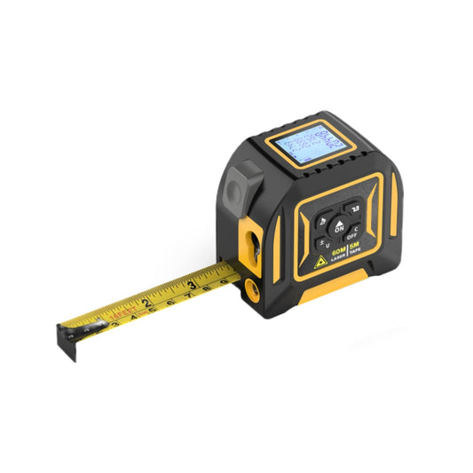 Tooleroo 60m Digital Laser Tape Measure + 5m Steel Tape