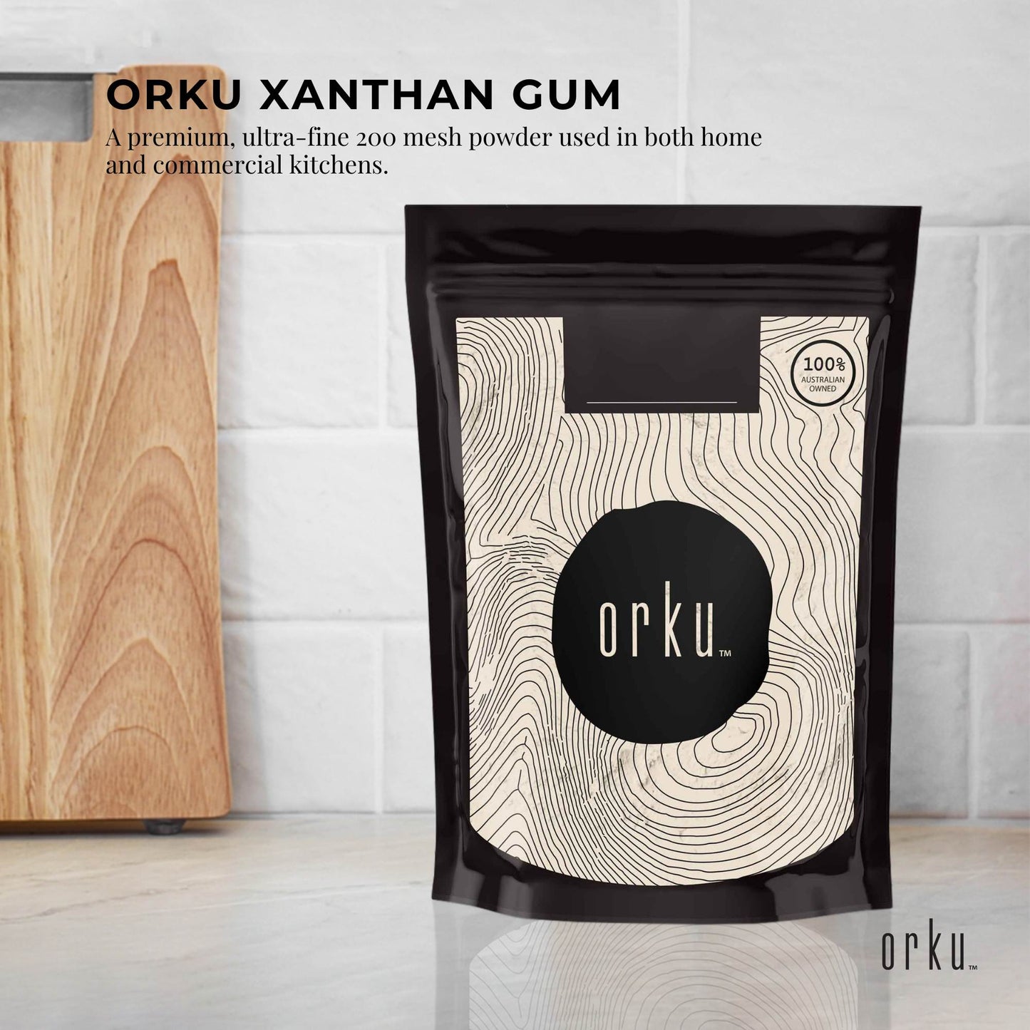 Orku 100g Xanthan Gum Thickener Pure Fine Powder