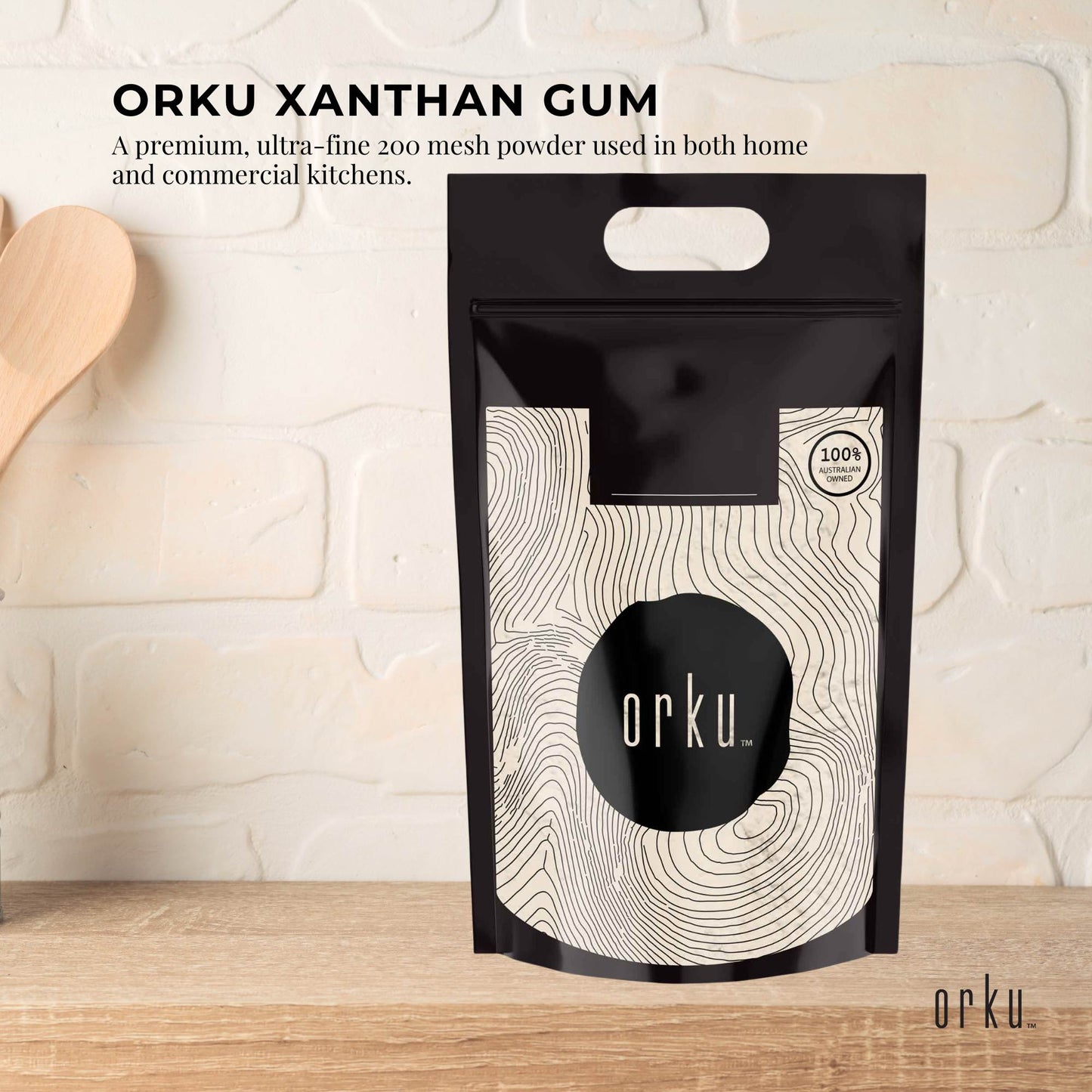 Orku 20kg Xanthan Gum Thickener Pure Fine Powder