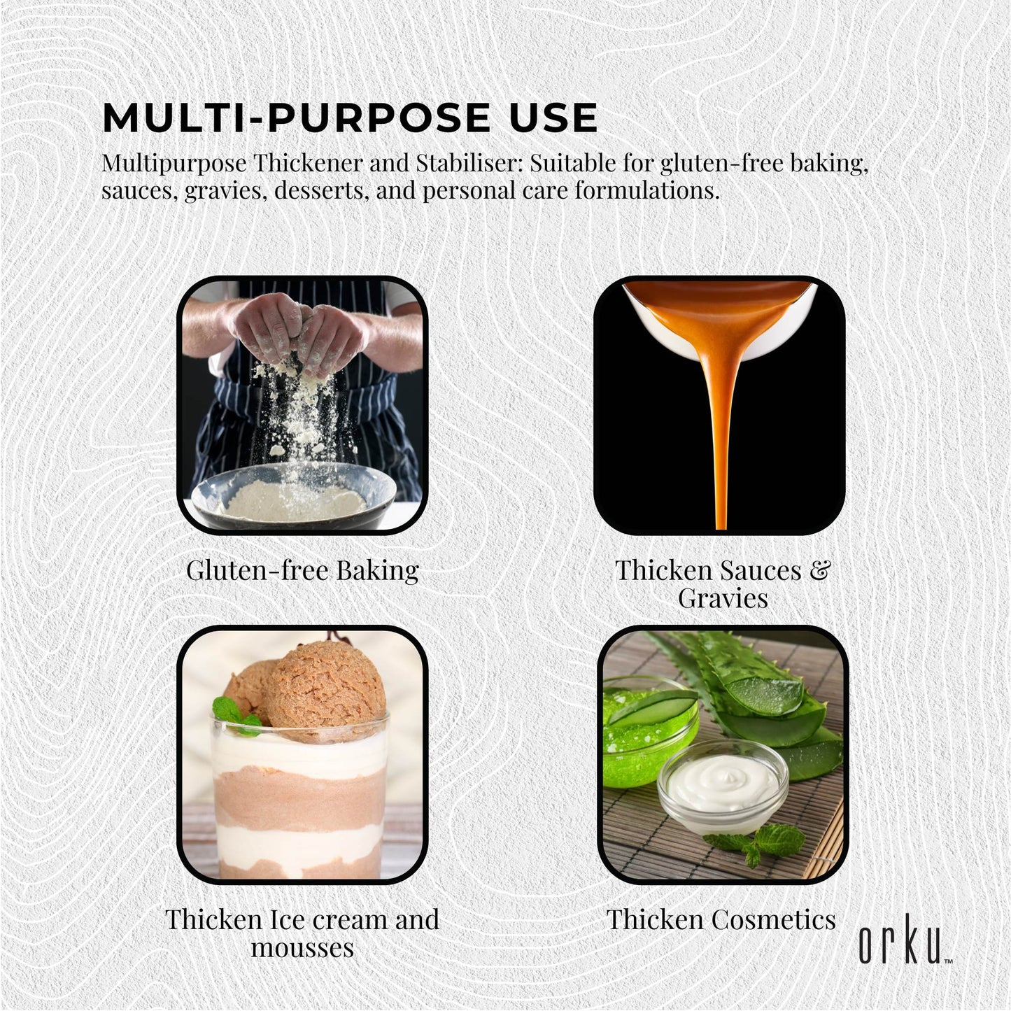 Orku 600g Xanthan Gum Thickener Pure Powder