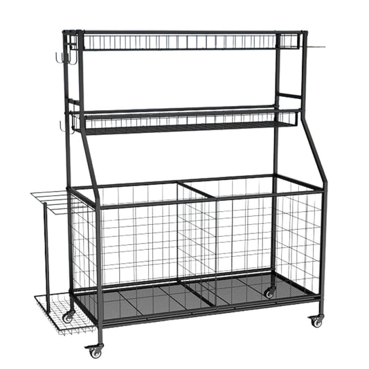 Social Hike Sports Equipment Storage Organiser with Side Rack