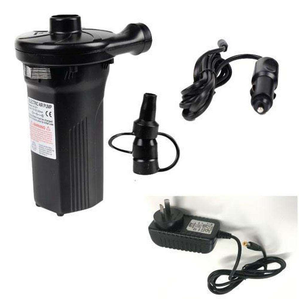 Electric Air Pump - Rechargeable Inflator Deflator AC DC Car Lighter