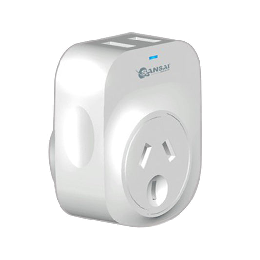 Sansai Travel Adaptor 2 X USB Ports - India