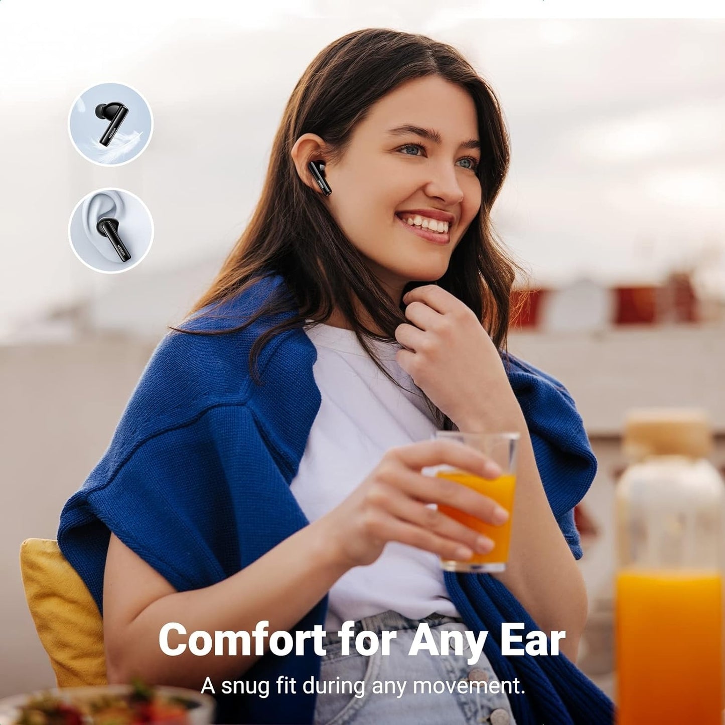 UGREEN 90401 HiTune T3 Active Noise-Cancelling Wireless Earbuds