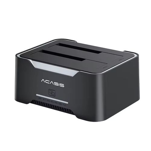 ACASIS EC-6104 Dual Bay 2.5/3.5" SATA HDD SSD Enclosure USB 3.2 5Gbps 60TB