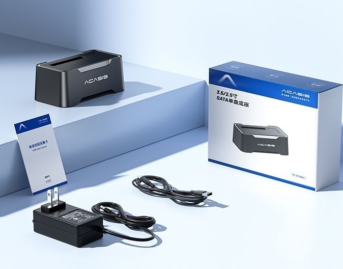ACASIS EC-6104Air Multi SATA SSD/HDD 2.5" & 3.5" Docking Station