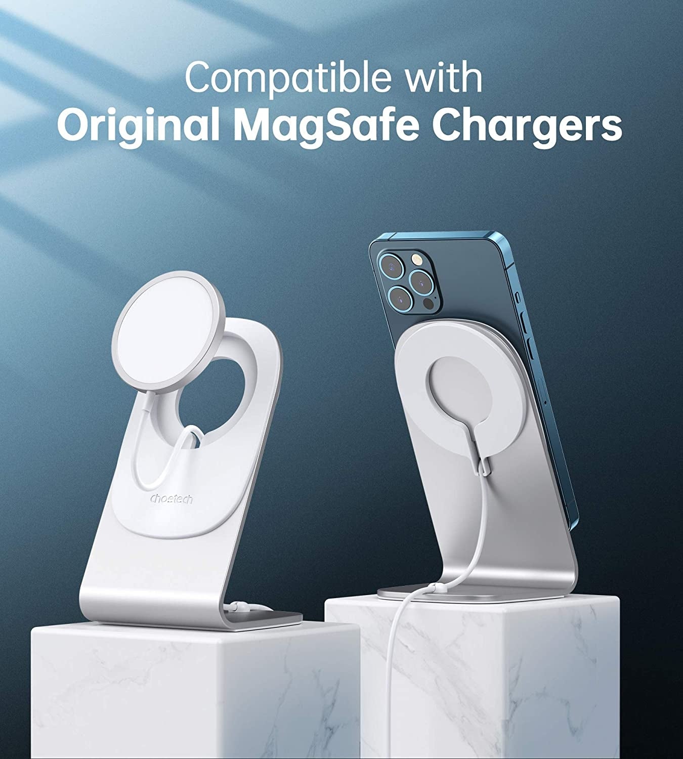 Choetech H046 Phone Stand, MagSafe Charger Aluminum (Stand Only)