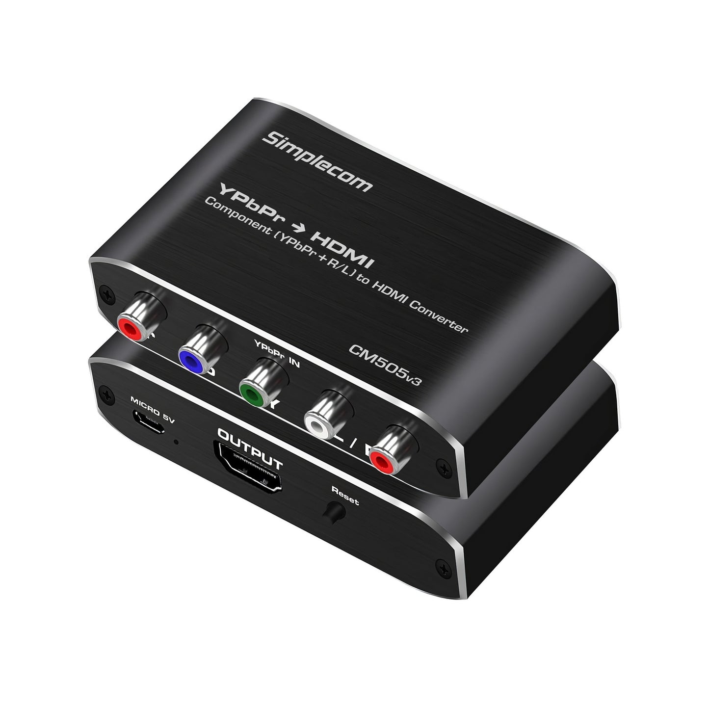 Simplecom CM505v3 Component (YPbPr + Stereo R/L) to HDMI Converter