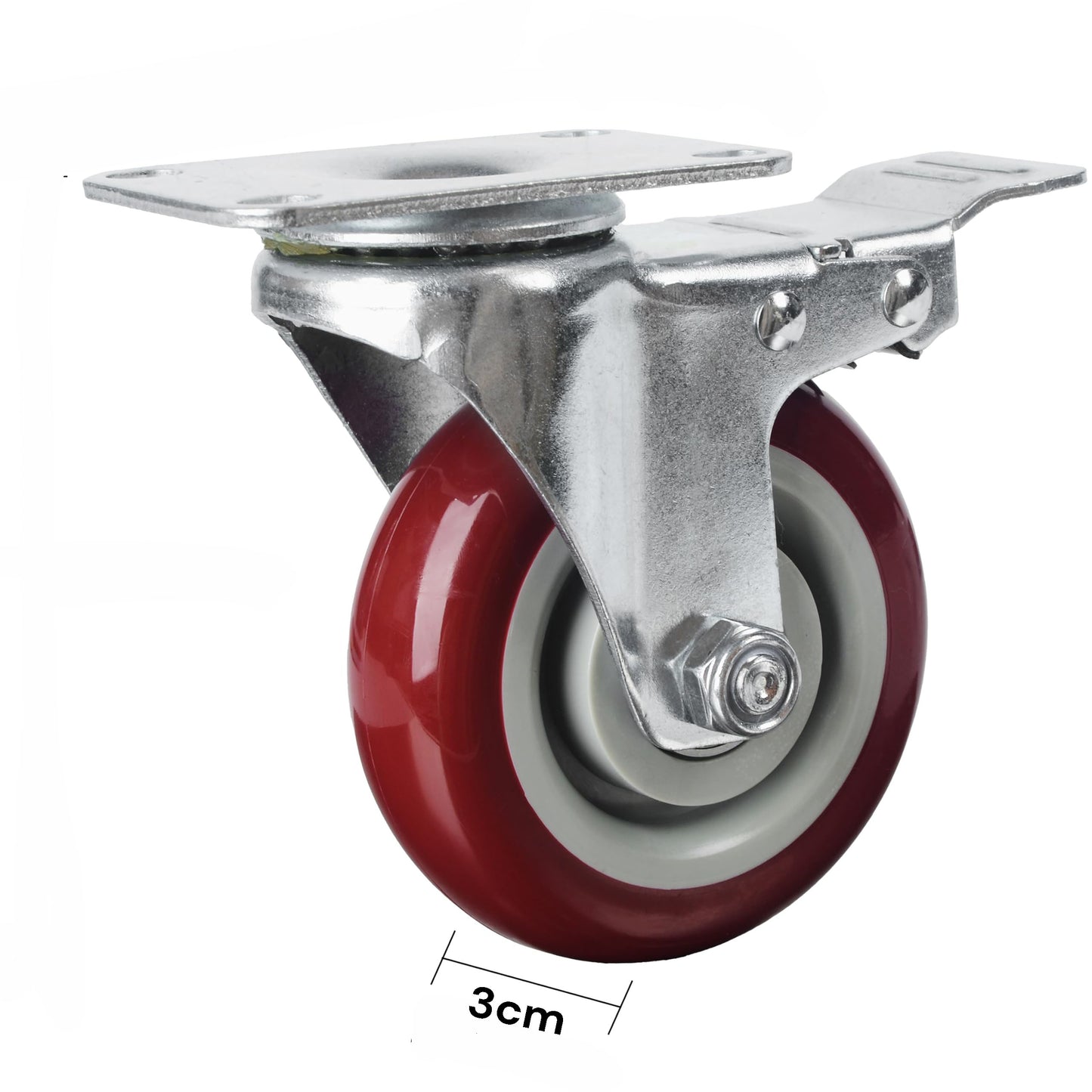 4 inch Heavy Duty Casters Lockable Caster Wheel Swivel Casters