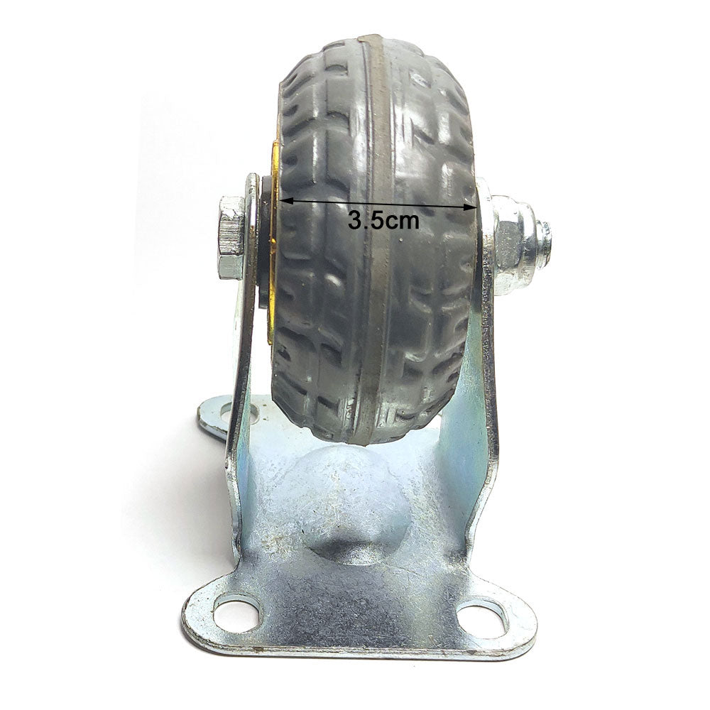 3" Heavy Duty Industrial Fixed Caster Wheels Castor load 50KG