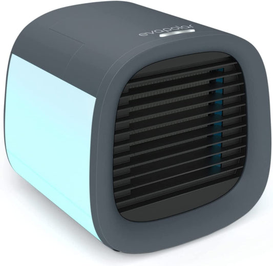 Evapolar evaCHILL - Personal Portable Air Cooler and Humidifier, with USB Connectivity and LED Light, Grey