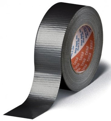 5 Pack Black Duct Tape 50Mtr Industrial Grade Waterproof UV Resistant