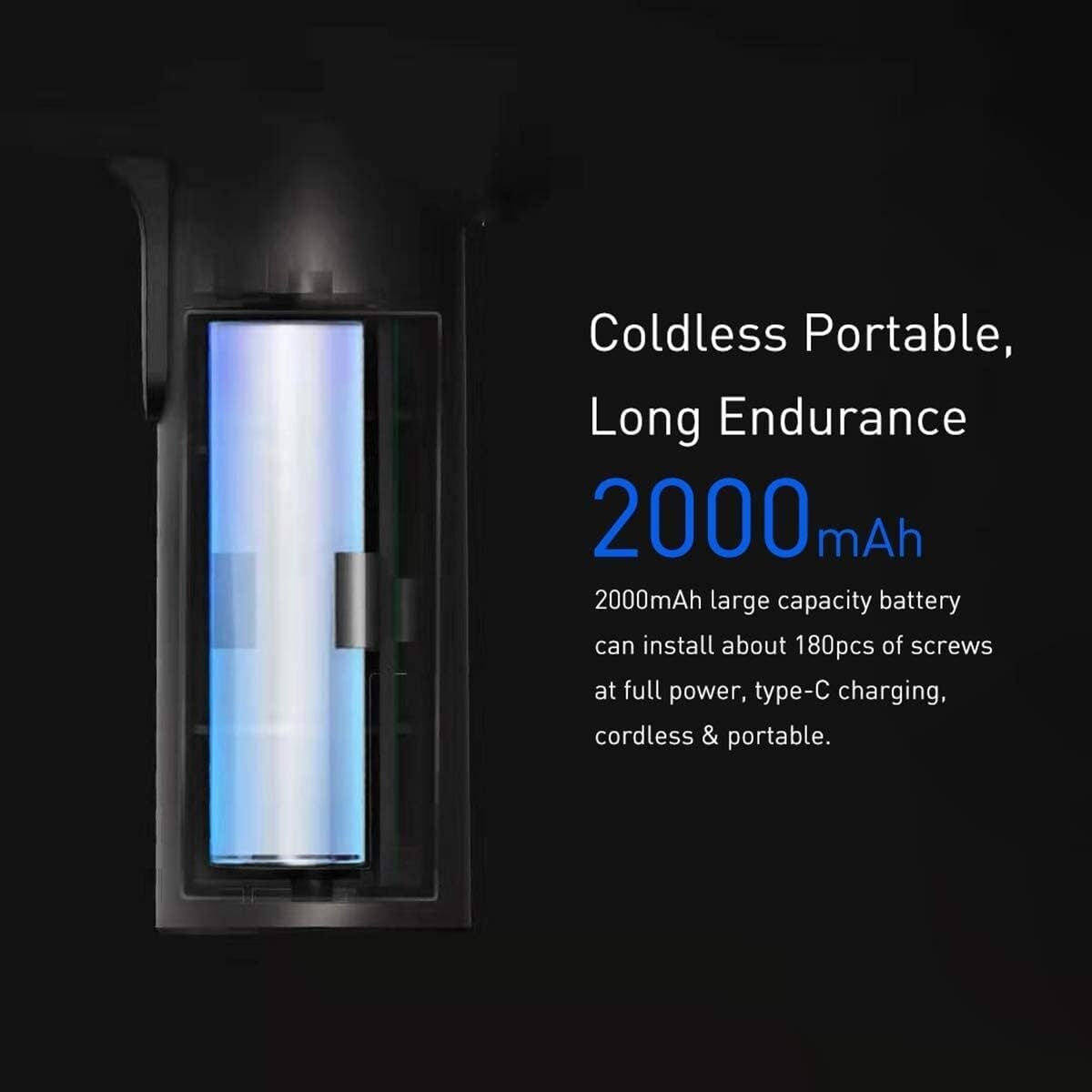 Xiaomi Mijia Cordless Rechargeable Screwdriver 3.6V 2000mAh Li-ion