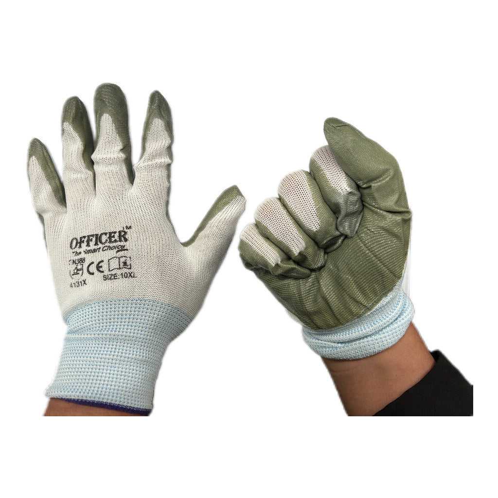 12Pairs Cotton Gloves Work Safety Glove Thick Heavy Seamless HD