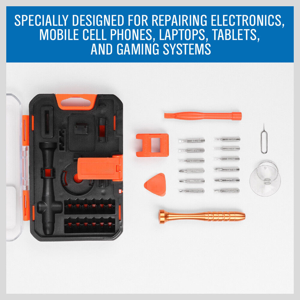 HORUSDY 18 in 1 Mobile Phone Repair Tools Kit Pry Opening Tool