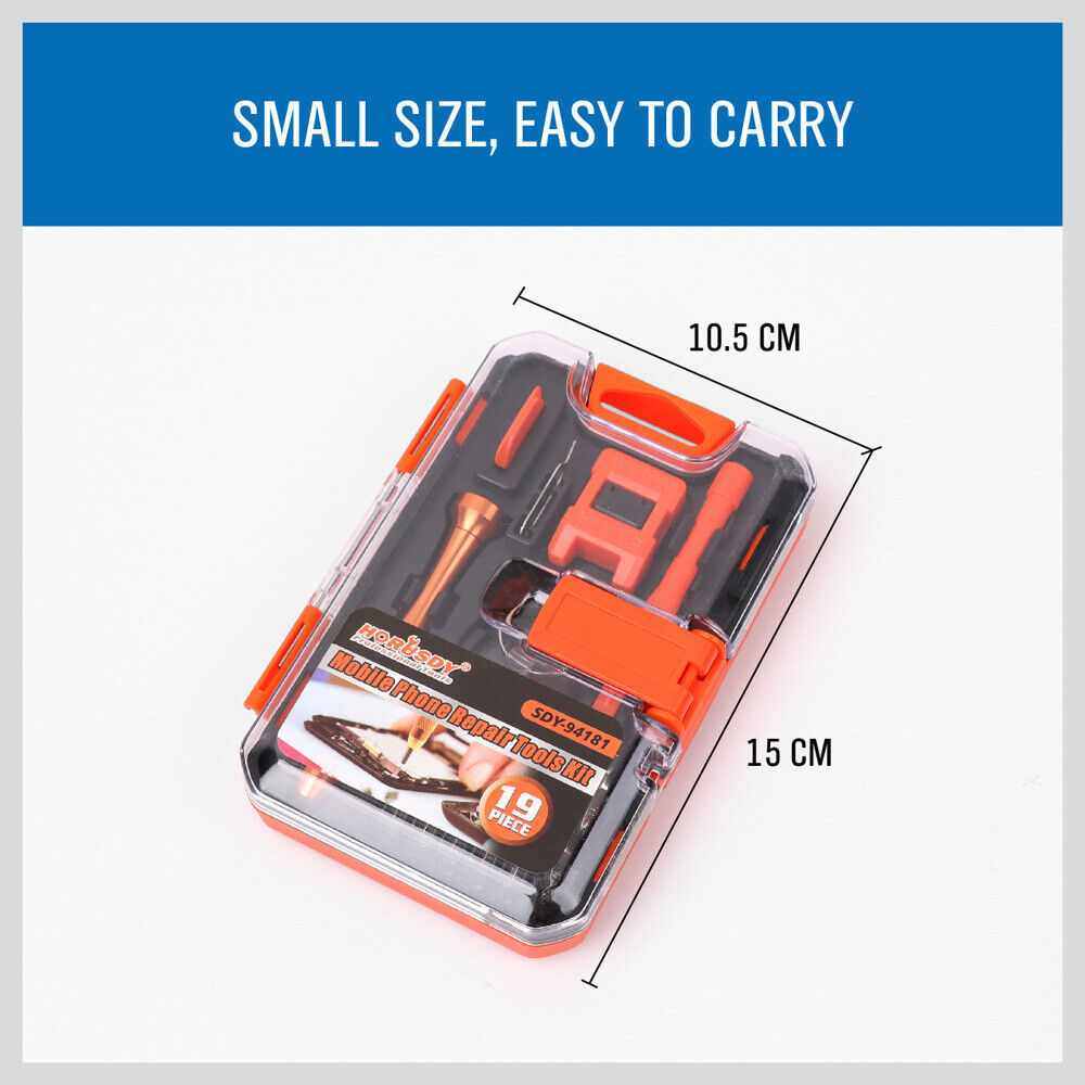 HORUSDY 18 in 1 Mobile Phone Repair Tools Kit Pry Opening Tool