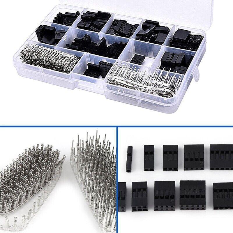 620X Connector Crimp Pin Male Housing Kit Female Dupont Wire Jumper Pin