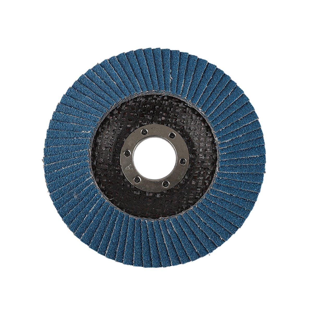 10pcs Flap Disc 40/60/80/120 Grit Angle Grinder Wheel Set Durable