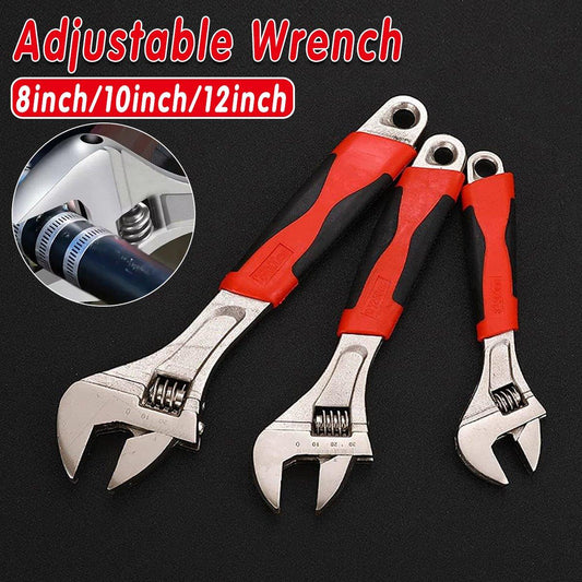 8inch 10inch 12inch Durable Chrome Vanadium Steel Rubberized Grip