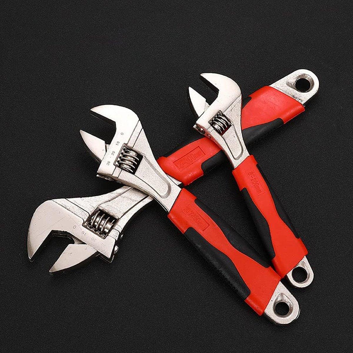 8inch 10inch 12inch Durable Chrome Vanadium Steel Rubberized Grip
