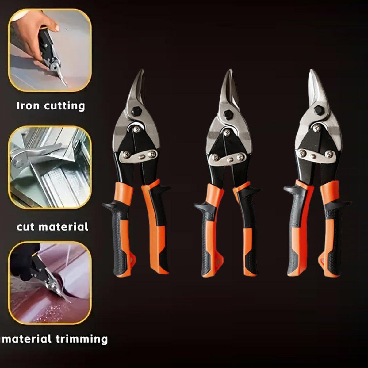 250mm Aviation Tin Snip Heavy Duty Metal Cutting Shears Industrial
