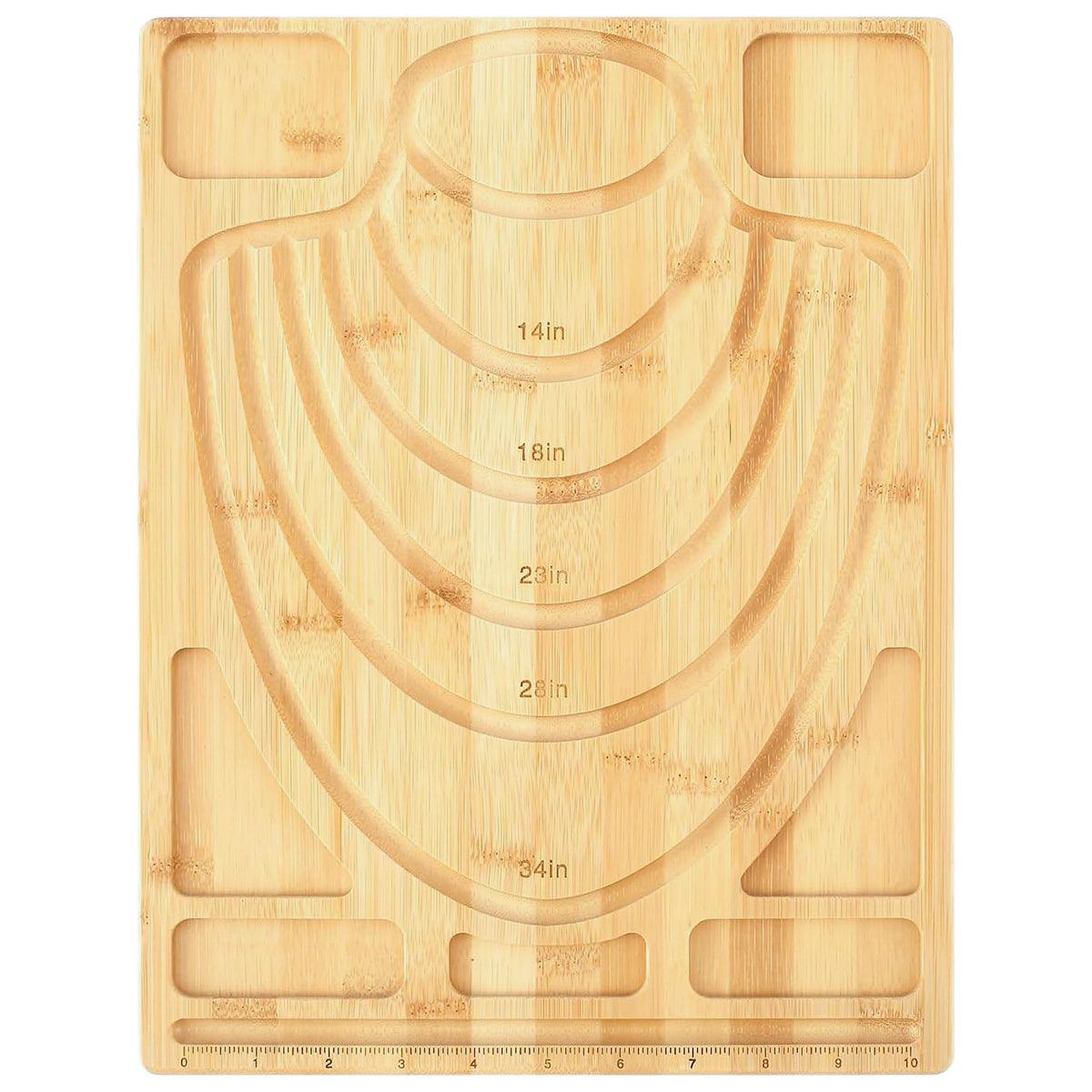 Wooden Beading Board DIY Bracelet Anklet String Design Bead Plate