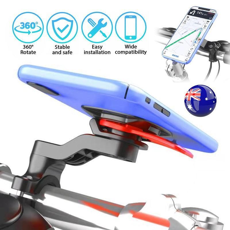 Universal Bike Motorcycle Phone Holder Mount for Handlebar 4.7–7.2 inch
