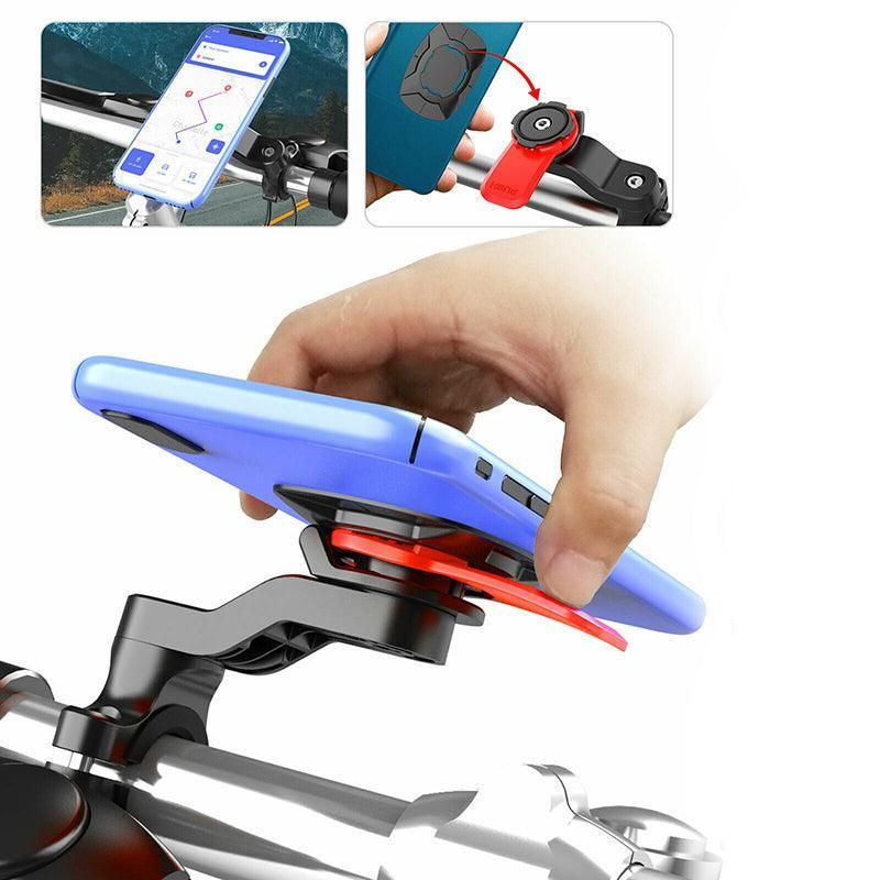 Universal Bike Motorcycle Phone Holder Mount for Handlebar 4.7–7.2 inch