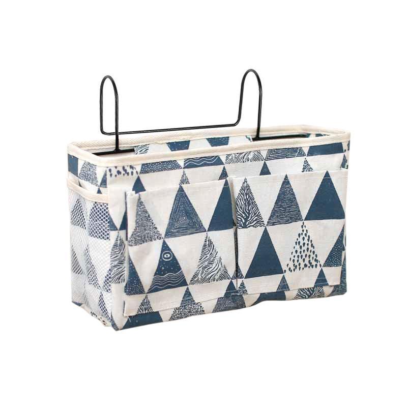 Hanging Bedside Storage Caddy with Pockets for Bunk Bed Dorm