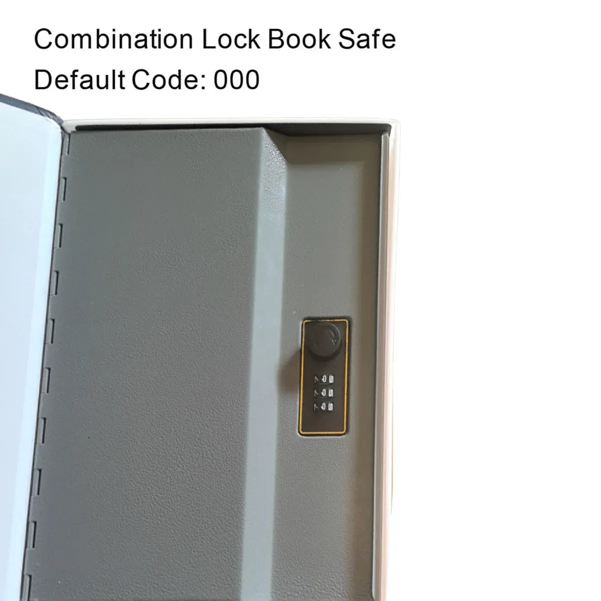 Hidden Book Safe Lock Box for Home and Office Cash Watch Document Storage - 5