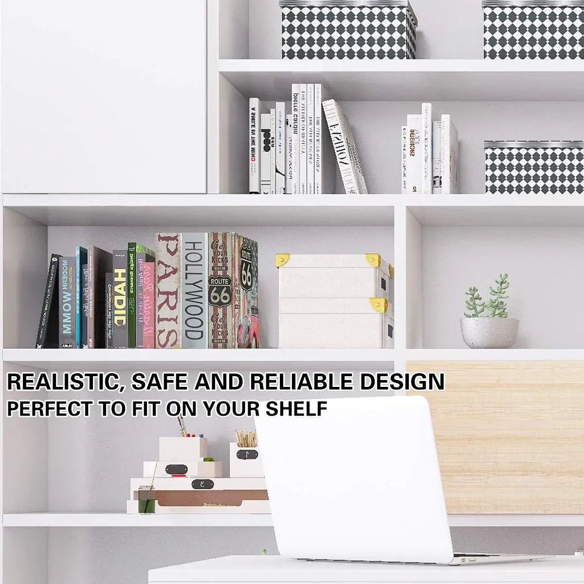 Hidden Book Safe Lock Box for Home and Office Cash Watch Document Storage - 5