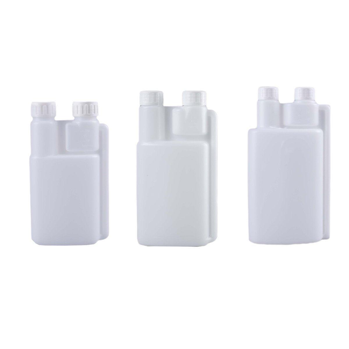 250-1000ml Plastic Twin Chamber Bottle with Tamper Evident Cap