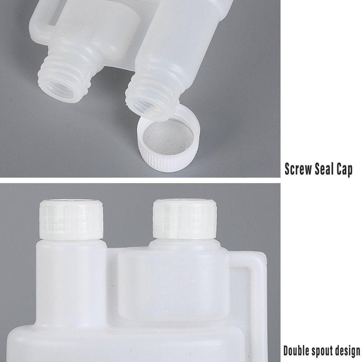250-1000ml Plastic Twin Chamber Bottle with Tamper Evident Cap