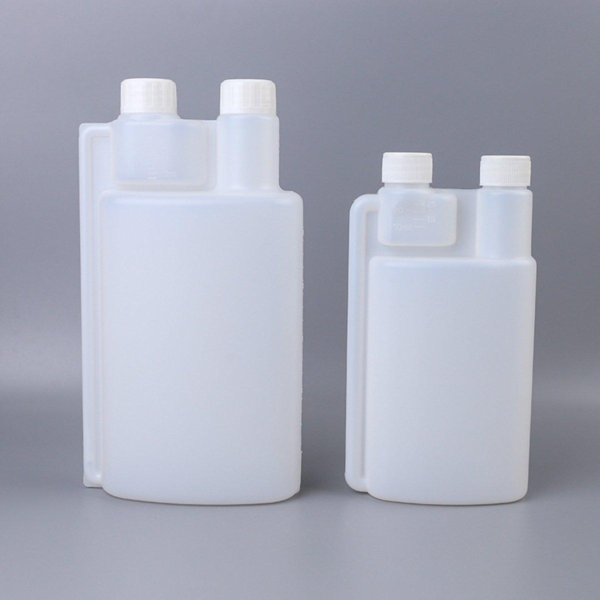 250-1000ml Plastic Twin Chamber Bottle with Tamper Evident Cap