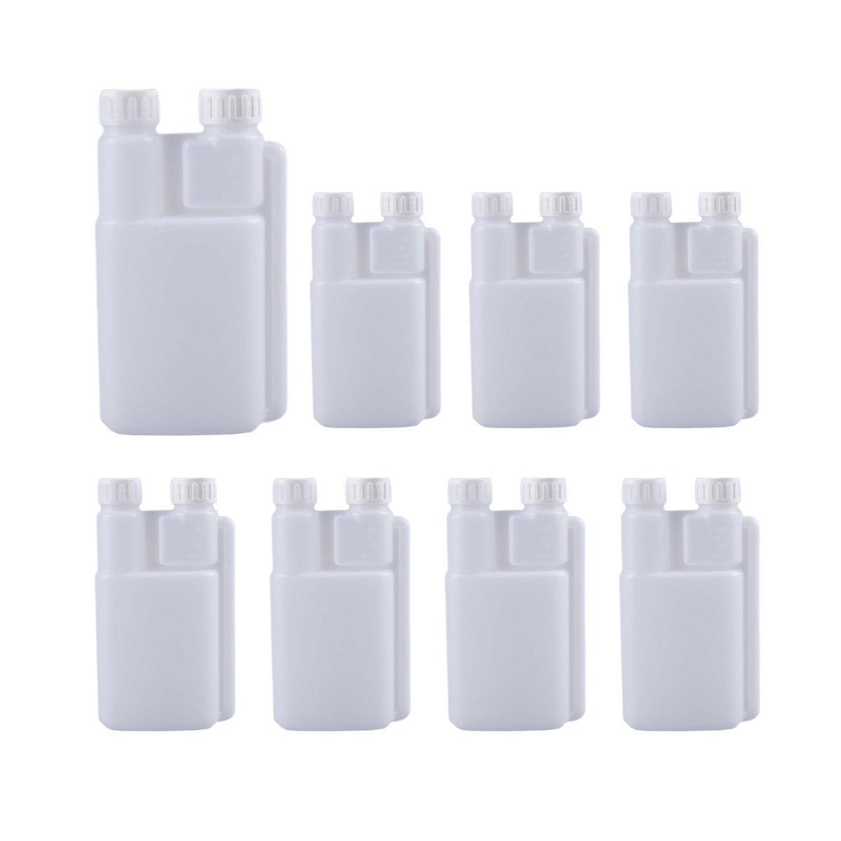 250-1000ml Plastic Twin Chamber Bottle with Tamper Evident Cap