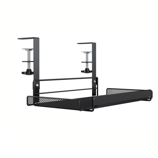 Under Desk Storage Shelf Hidden Drawer Organizer for Office Home Table Space - Black