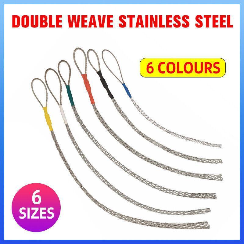 Stainless Steel Cable Pulling Sock Wire Grip Tool for NBN Telstra Ducting