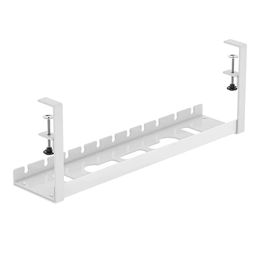 Under Table Cable Management Rack Wire Organizer Power Strip Holder for Home - 50cm