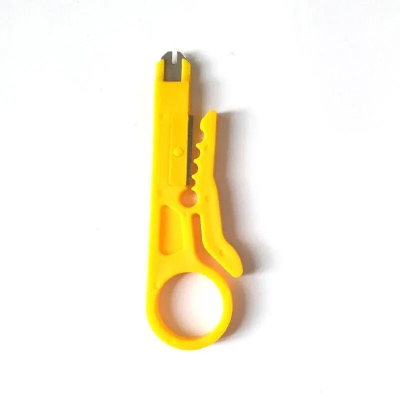 Cat6/5 Lan Network Cable Tool Kit Crimper Rj45 Tester Stripper Punch Down Cutter